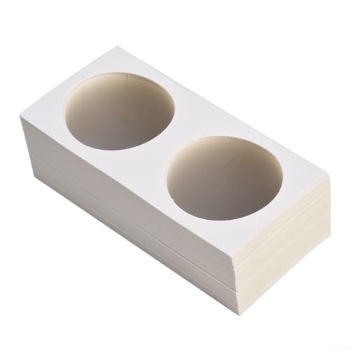 Caja para almacenamiento de monedas de cartón blanco miniatura 1