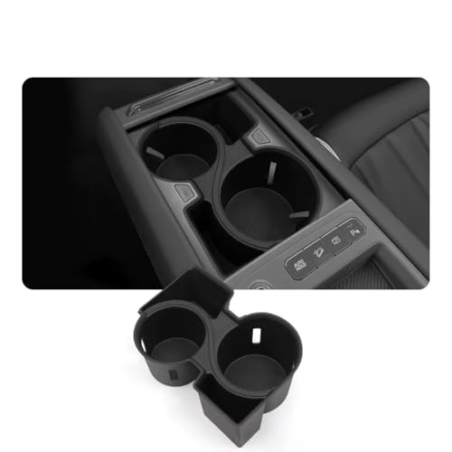 Porte-gobelet pour Kia EV9 2024-2025 insert de console centrale en TPE noir