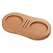 Tappetino manomissione - tampone di caffè in legno da 150 g, stazione di pressatura 16,7x8,8 cm | Organizzatore di baristi compatti con compatto di uniche di alto valore per una configurazion immagine