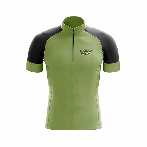 Camisa de Ciclismo Masculina Manga Curta Slim Confortável 3 Bolsos Cores Básicas (as2, alpha, 3x_l,