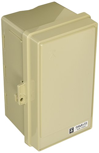 未来工業 ウオルボックス プラスチック製防雨スイッチボックス 屋根無〈タテ型〉 WB-1AOJ ベージュ