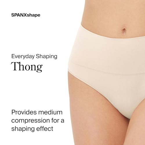 SPANXshape Everyday Shaping Thong - Core Control Shapewear Underwear - Invisible Under Clothes - Seamless Design2