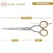 TK FIVE STAR Tornado Premium 6' extra Scharfe Friseurschere Haarschere Haarschneideschere für Damen Herren Friseure und Salons für feine und kräftige Haare Rostfrei