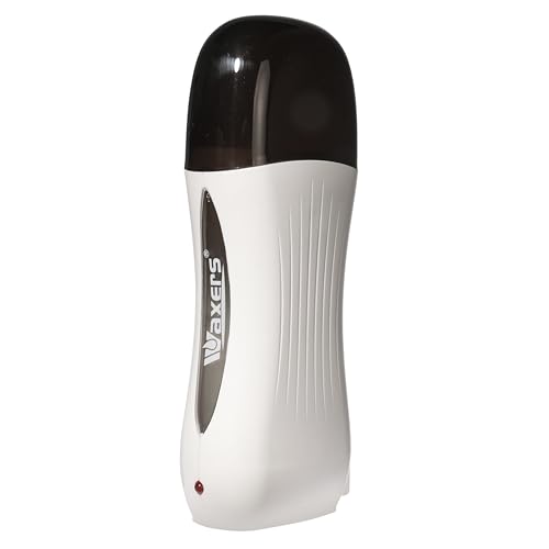 Waxers Roll on Wax Warmer Wax Roller Warmer Depilatory Heater For Most Brands of 100g 150g Roll-on Wax Cartridge 40W Inner Size 0.9 x 2.13 Inch White