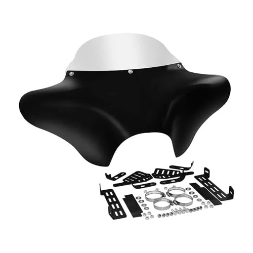 Déflecteur d'aileron avant moto et carénage extérieur noir pour FLHR