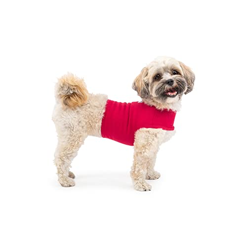 Mellow Shirt Dog Anxiety Calming Wrap, X-Small, Sangria #TOP1