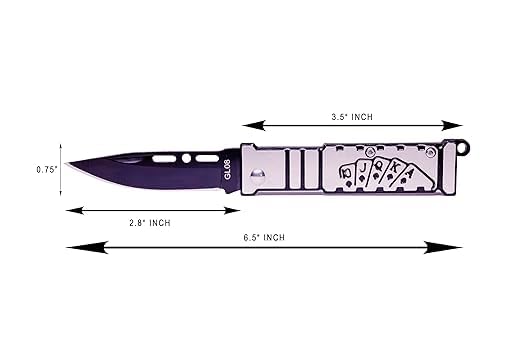 Image of Multi-Purpose Steel Replacement Blade for Utility Cutting Applications Durable Precision Cutting Blade Replacement Accessory(BLACK Silver - KEY CHIAN Pack of 1)