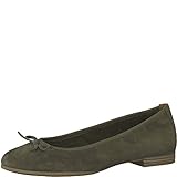Tamaris Damen KlassischeBallerinas 1-1-22166-32, Frauen Flats,Sommerschuh,elegant,Schleife,Freizeit,TOUCH-IT