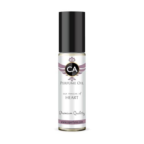 CA Perfume Impression of Heart for Women Eau De Parfum Floral Scent Long Lasting Perfumes for Women Travel Size TSA Ready for Day and Night Wear 0.33 Fl Oz 10ml