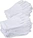 Produktbild 12 Paar Weiße Baumwoll Handschuhe (Mittel)