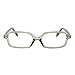TIJN Stylish Oversized Glasses with Blue Light Blocking Lenses for Women Men Anti Eyestrain Computer Glasses