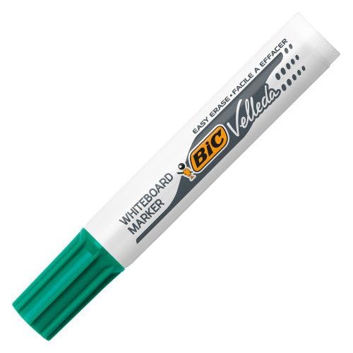 BIC 943025 de pizarra marcador Velleda 1711, punta redonda, Verde
