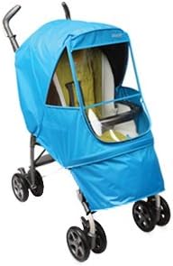 正規認証品 新規格 マニト Manito 防寒 ベビーカーカバー Uvカット レギュラー A型b型 ブルー Manito01