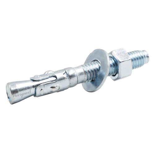 Concrete Anchor 3/8x3,Zinc Plated Anchor Bolts for Concrete 10pcs