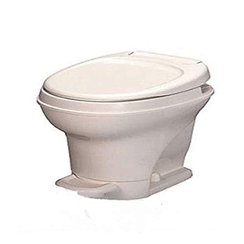 Thetford Aqua-Magic V RV Toilet Pedal Flush, Low, Parchment - 31651
