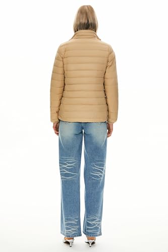 Orolay Women's Lightweight Packable Down Jacket Quilted Puffer Coat with Stand Collar2