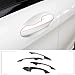 Tumukiw 4PCS Car Door Handle Cover Trims Compatible with Mercedes-Benz C GLC Class W205 X253 2015-2021 Car Exterior Door Handle Cover Protector ABS Exterior Accessories (Matte Black)