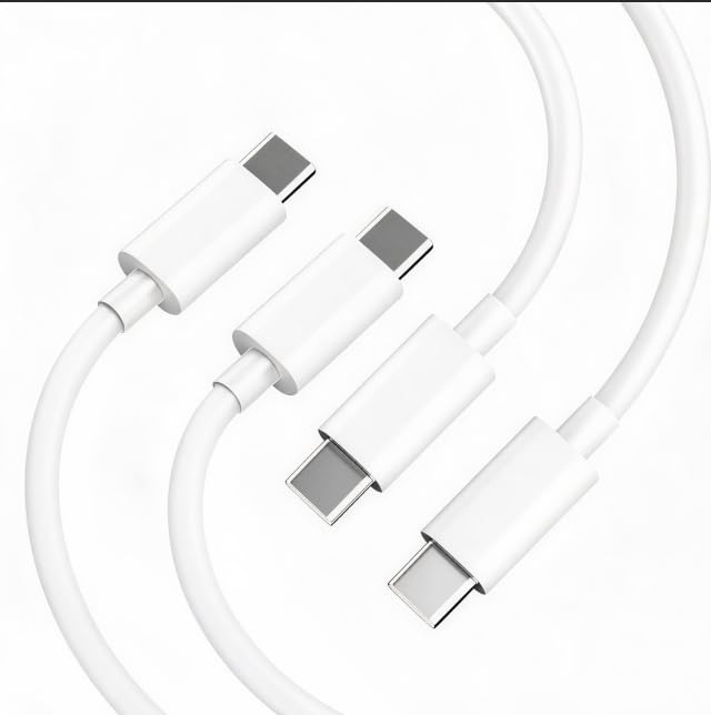 Gipsot 2 Pack USB Fast Charging Cable, Durable Premium High Speed Data Sync Transfer Cord, USB C to USB C