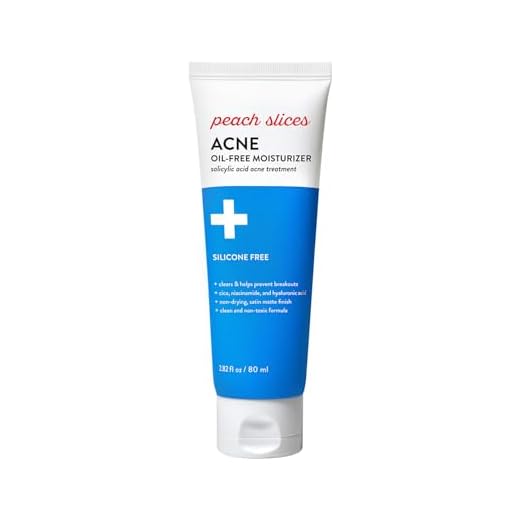 Peach Slices Acne Oil-Free Moisturizer | Prevents Breakouts | Pore Minimizing | Satin Matte Finish | Silicone Free | 2.8 oz
