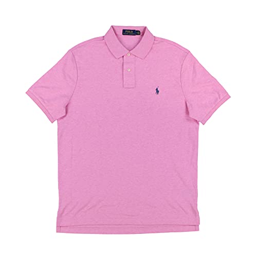 Polo Ralph Lauren Classic Fit Soft Polo Shirt (Hampton Pink Heather, Medium)