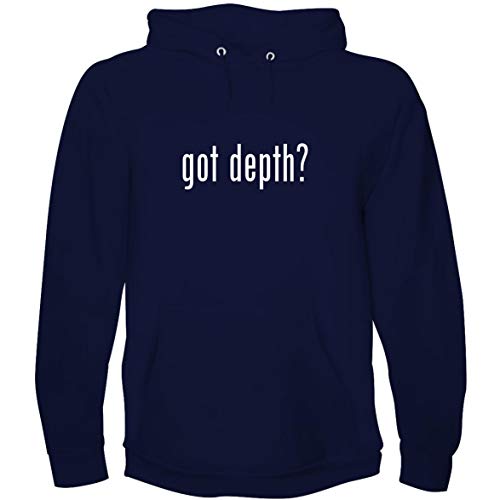 The Town Butler got Depth? - Men's Hoodie Sweatshirt, Navy, X-Large