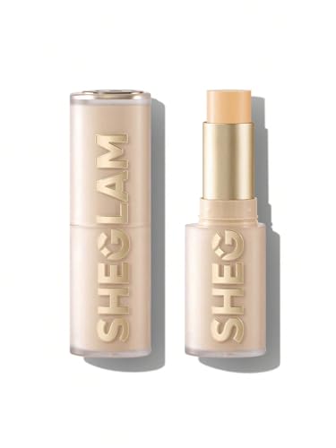 SHEGLAM Skin Magnet High Coverage Foundation Stick Longwear Medium Face Makeup for All Skin Types-Buttercream