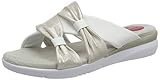  Jana 100% comfort Damen 8-8-27109-24 Pantoletten, Weiß (White/Silver 191), 40 EU