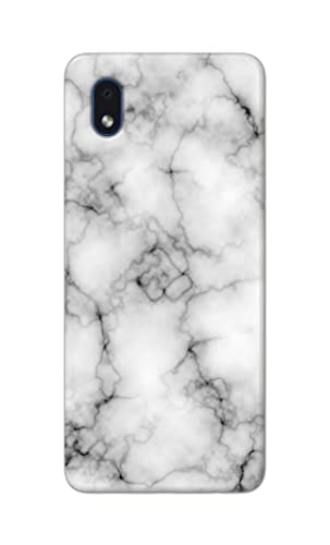 Image of Light White Marble Texture Natural Pattern Hard Back Case Cover for Samsung Galaxy M01 Core /Samsung A01 Core, SM-M013F /DS, SM-A013F /DS Back Cover -(J5) VNS2230