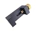 Precision Machined Brass and Anodized Aluminum Ruler Stop Fence for Machinist Rules 7/8" to 1 1/8" RS