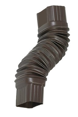 Photo 1 of Amerimax Flex Elbow 2 " X 3 " Plastic Brown COUNT OF 6