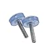 ZHYOHEN 10PCS Adjustable Furniture Leg Levellers M6x24mm Table Leg Sliding Levelling Pad Transparent Furniture Foot Screw Fixing Levelling Tool for Levelling Cabinet Sofa Bed