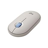 ロジクール ワイヤレスマウス PEBBLE MOUSE2 M350sGY 薄型 静音 Bluetooth Logi Bolt マウス 無線 ワイヤレス 左右対称 Easy-Switch 4000dpi 電池寿命24ケ月 windows mac Chrome Android iPad M350 グレージュ 国内正規品