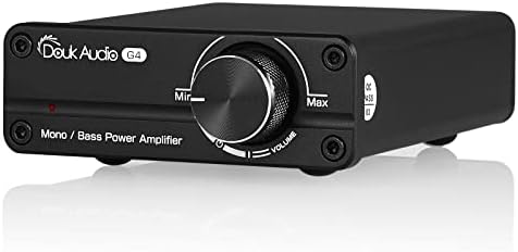 Douk Audio G4 Mini Subwoofer Full-Frequency Mono Channel Digital Power Amplifier Bass Amp 100W