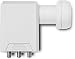 Produktbild TechniSat SCR LNB - Einkabel-LNB (mit 2 Legacy-Ausgängen, Mehrteilnehmer-Versorgung über ein Koax-Kabel, ideal für Multituner-Geräte) weiß
