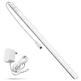 Under Cabinet Lighting LED Motion Sensor Lights Plug in Indoor, 16 inch 500LM 12V Under Counter Super Bright Ultra Thin Magnetic for Kitchen/Closet/Hallway/Toilet/Garage(Cool White/6000K) -  AuyiHomu