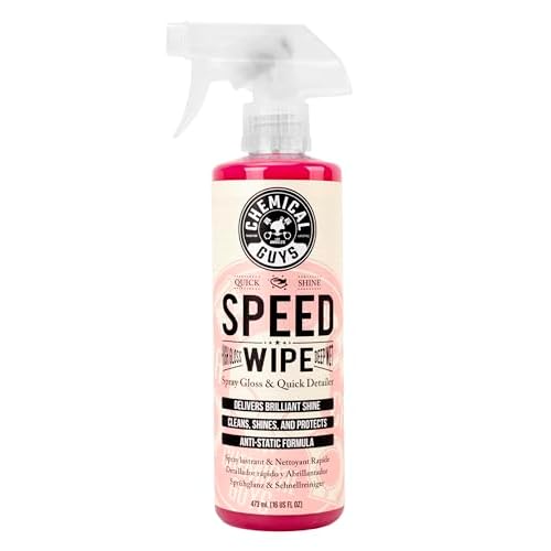 Chemical Guys WAC_202_16 Speed Wipe Quick Detailer, Safe for Cars, Trucks, SUVs, Motorcycles, RVs & More, 16 fl oz, Cherry Scent