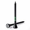 Green Swing Bamboo Golf Tees 70mm | Strong Sustainable Biodegradable | 30pcs (Black) #1