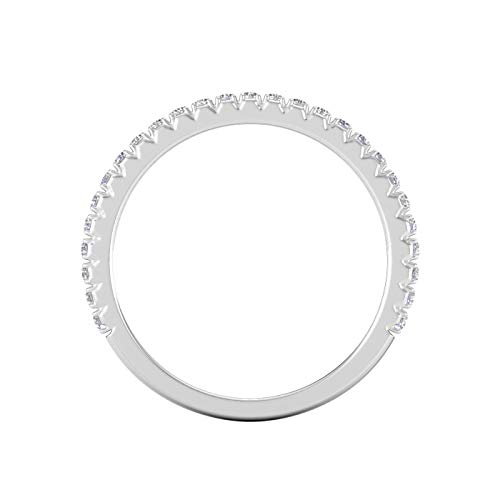 1/4ctw Diamond Wedding Band in 10k White Gold4