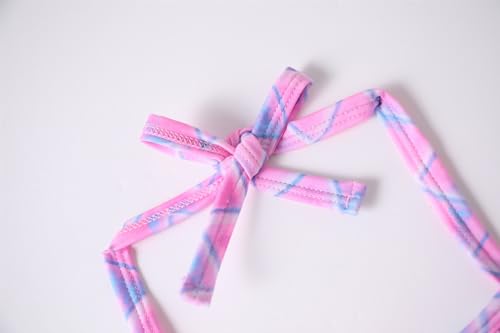 𝙈ermaid Swimwear for Girls 3 Pcs Cute Ruffle Bikini Sets with 𝙈ermaid Fish 𝙏ails Cover Up Bathing Suits2