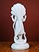 Lord Vishnu Statue, 31 cm Vietnam Marble Standing Idol, Hindu God Figure, Bhagwan ki Murti, Narayana Statue