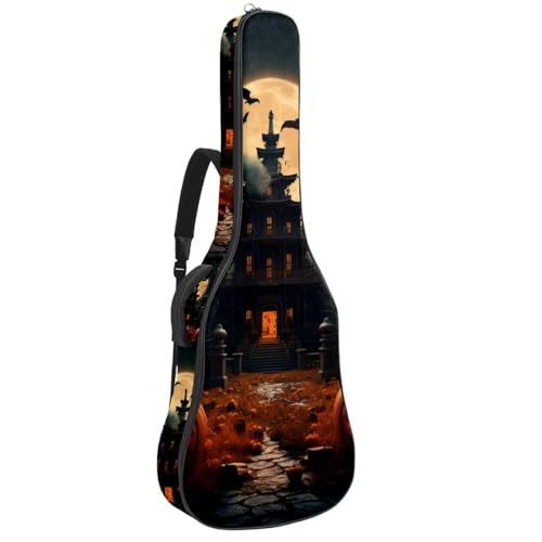 Étui pour guitare étanche avec éponge épaisse et double bandoulière pour acoustique