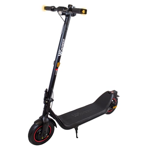 Wispeed - C10-55 Max - Trotinette Électrique pour Adultes - Roues 10 - Autonomie Max 55km - IPX5 - Scooter électrique - Moteur 350 W - Noir