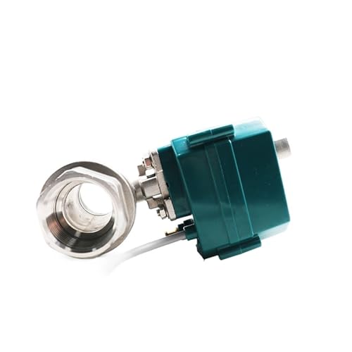 Vanne industrielle électrique DN40 CTF001 en acier inoxydable motorisée AC220V