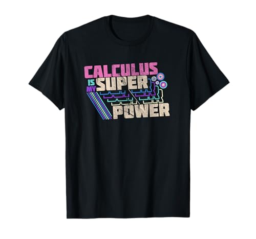 Retro Calculus Is My Superpower Camiseta AP Calculus Camiseta