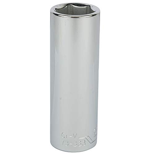Image of STANLEY STMT73333-8B-12 Chrome Vanadium Steel 6 Point Deep Socket 1 /2 inch 19 mm Silver
