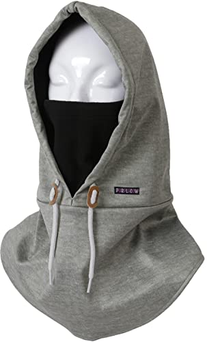 namelessage(ネームレスエイジ) ×purplecow フードウォーマー フード付き ネックウォーマー 撥水 防風 3層フィルム入り バラクラバ age-72FB モクグレー サイズ スノーボード ウェア スキー 防寒 メンズ レディース バイク スノボ FB-95 MOK