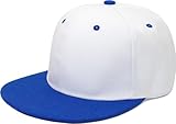 Photo Gallery yeeheen cappello snapback cappello piatto visiera cappelli regolabile hip hop baseball cap per donne uomini, bianco blu, taglia unica Photo Gallery yeeheen cappello snapback cappello piatto visiera cappelli regolabile hip hop baseball cap per donne uomini, bianco blu, taglia unica