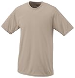 Augusta Sportswear Men's Wicking T-Shirt, Sand, Medium
