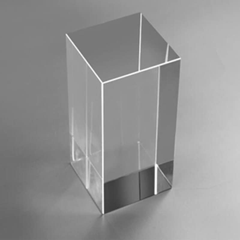 1pcs 100mmx100mmX200mm transparent crystal cuboid glass pillar for photography support props accessories jewelry cosmetic base