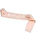 HOWAF Or Rose 40 Anniversaire Écharpe, It's My 40th Birthday Satin Sash pour 40 Ans Anniversaire Cadeau Fête Faveur Anniversaire décoration Accessoires pour Femme